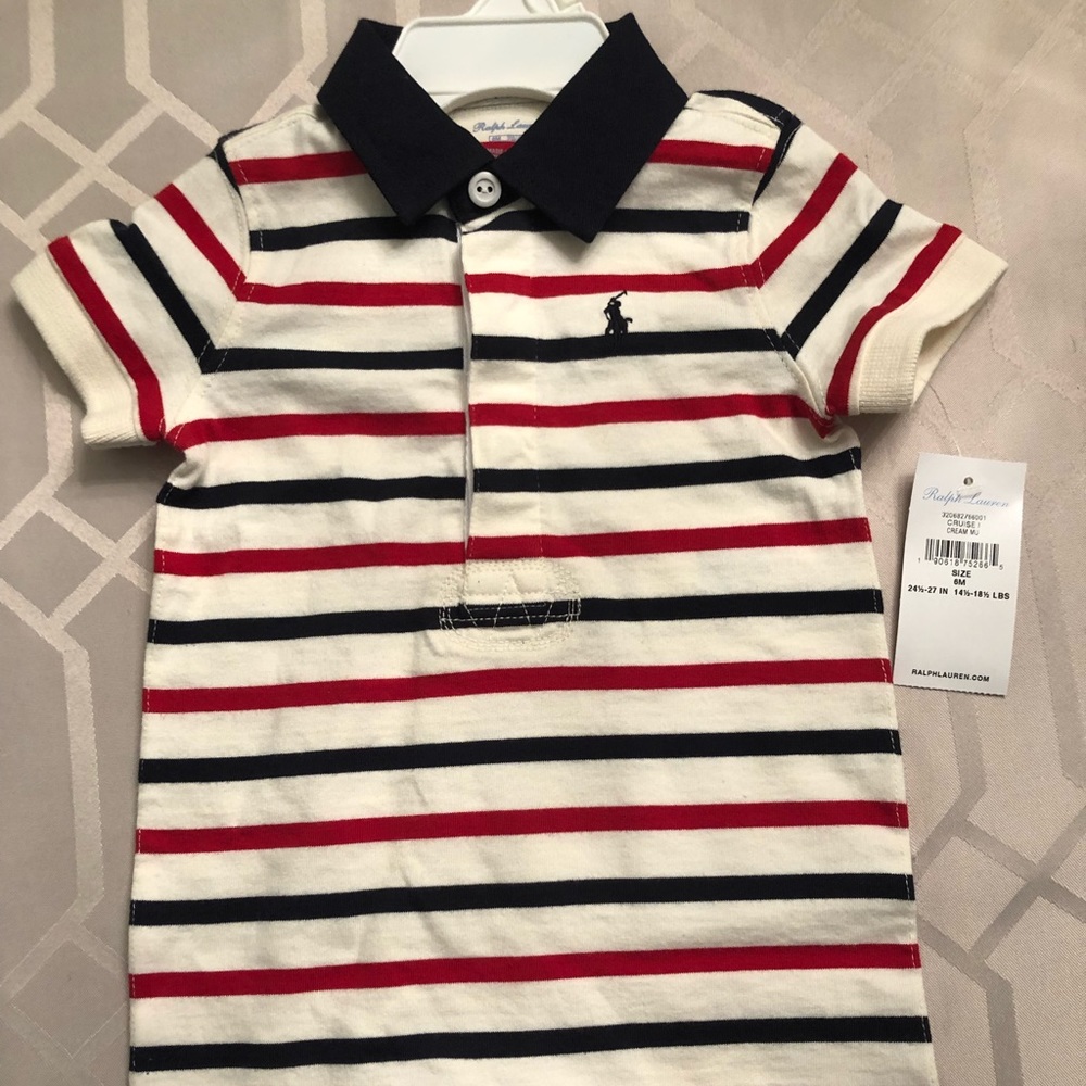 NWT Ralph Lauren baby boy’s romper